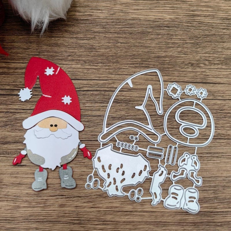 Feemkota Christmas Die Cuts for Card Making Santa Claus Christian Theme Stamps Cutting Dies for DIY Paper Scrapbooking Crafts Embossing Decorations - Image 1